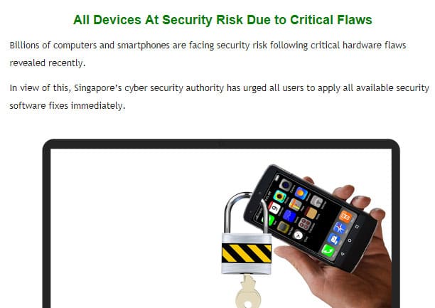 All Devices At Security Risk Due to Critical Flaws