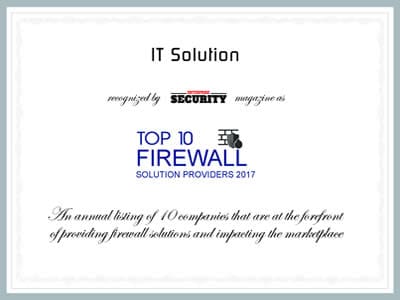 IT Solution is Now One of the Top 10 Firewall Solution Service Providers