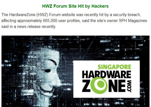 HWZ Forum Site Hit by Hackers